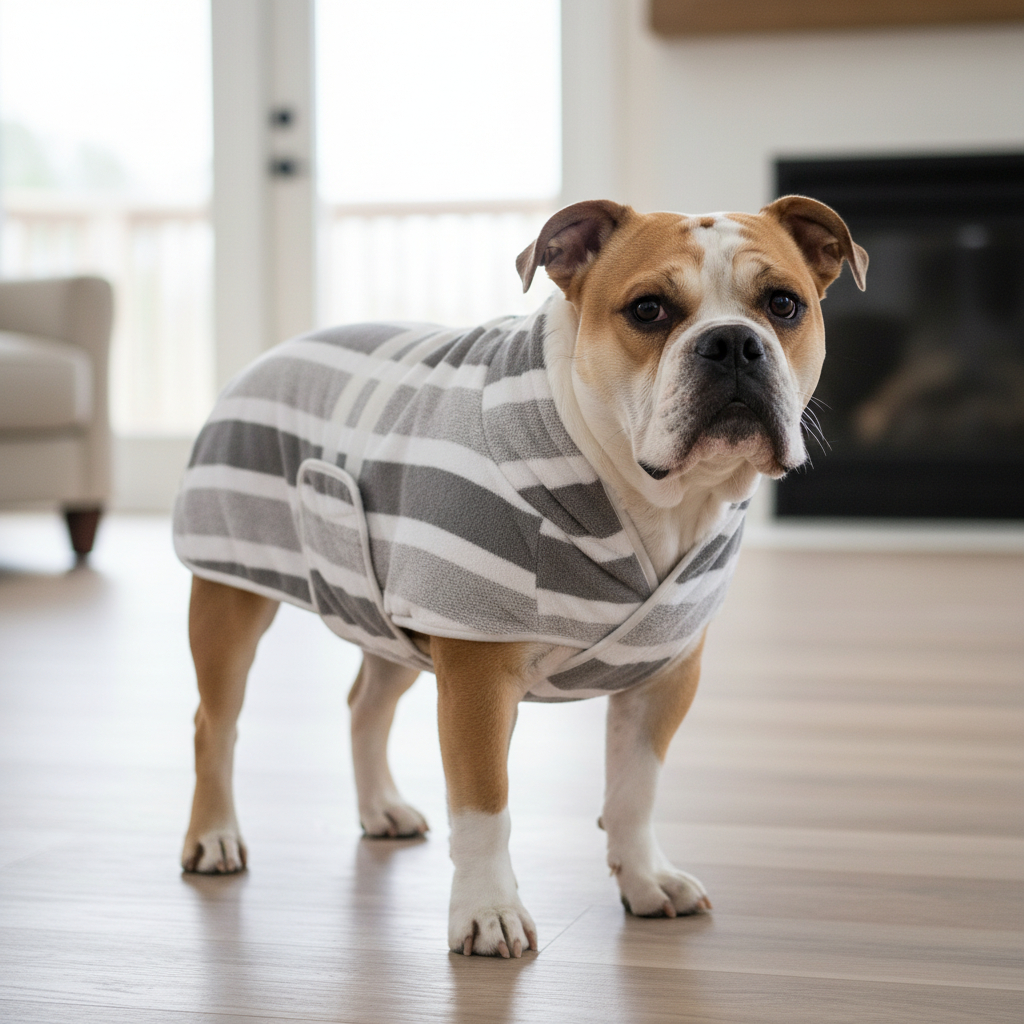 Super Absorbent Quick-Dry Dog Bathrobe