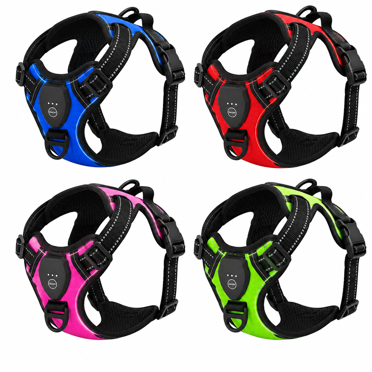 LED Light Up Reflective Harness