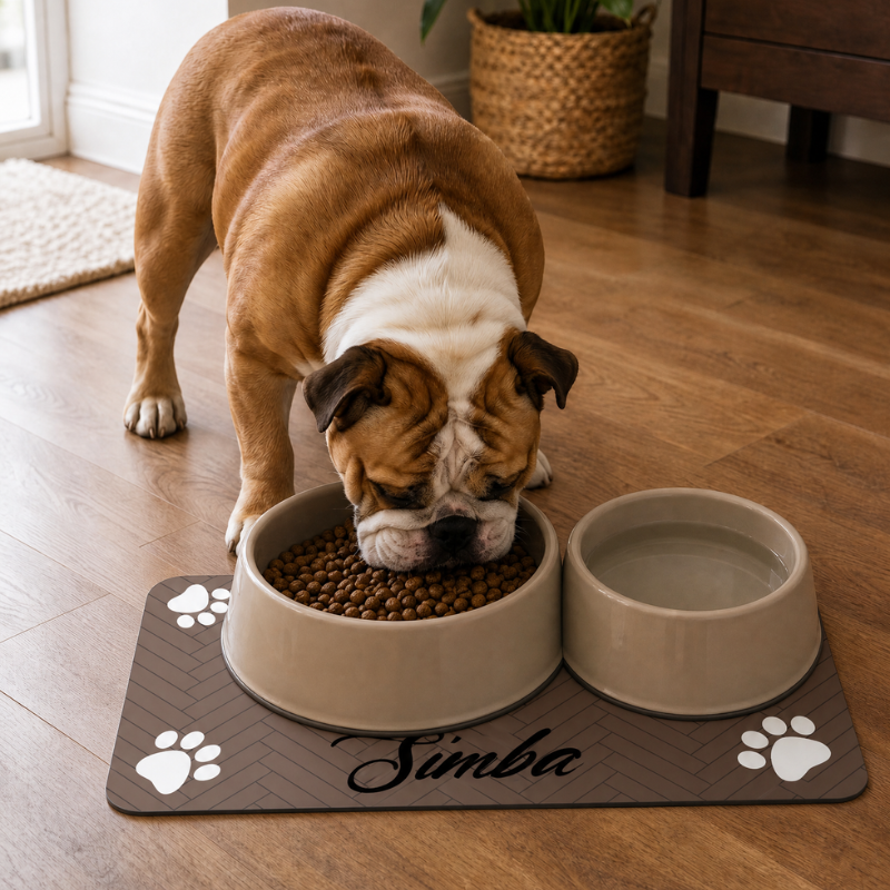 Personalised Dog Feeding Mat
