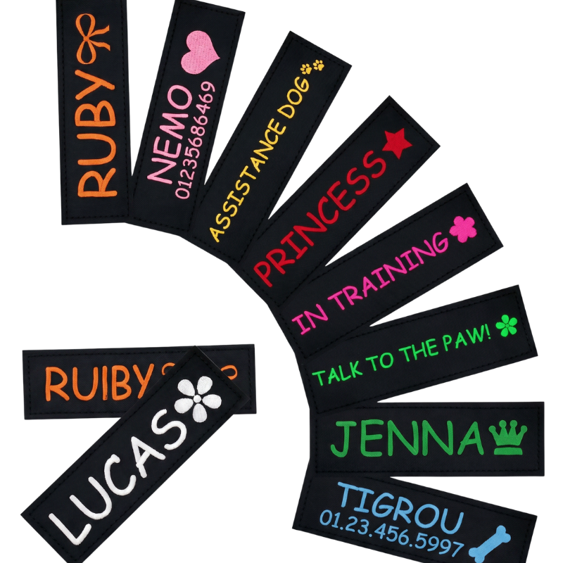 Personalized Harness Patches (Set of 2)