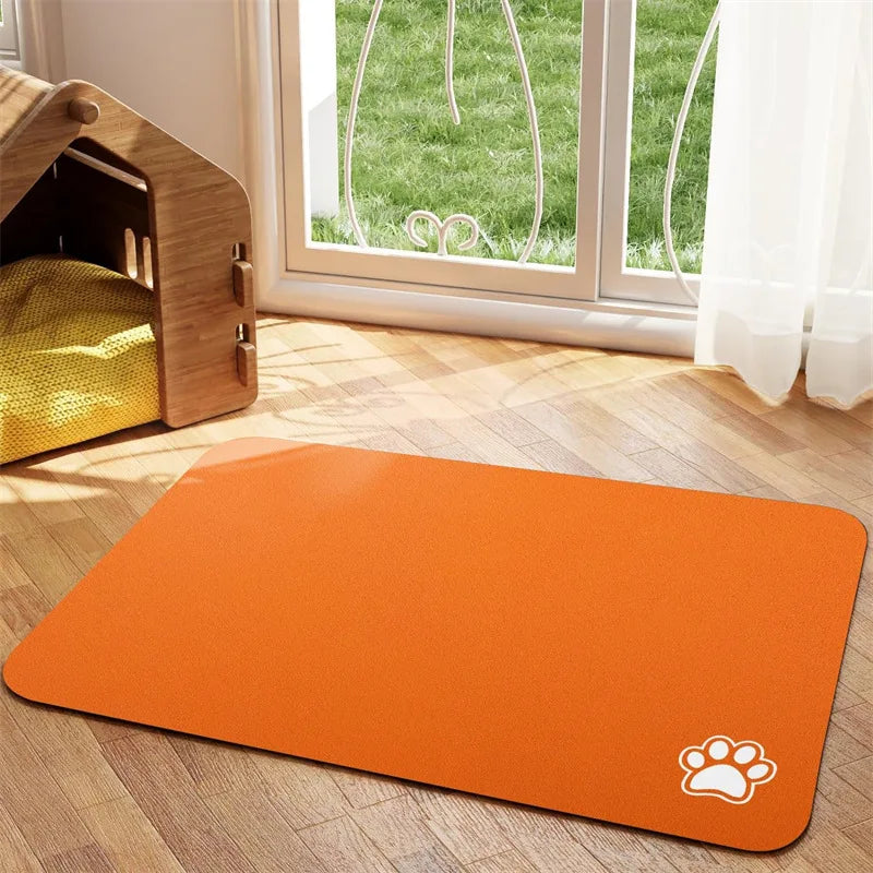 Quick Dry Absorbent Dog Feeding Mat