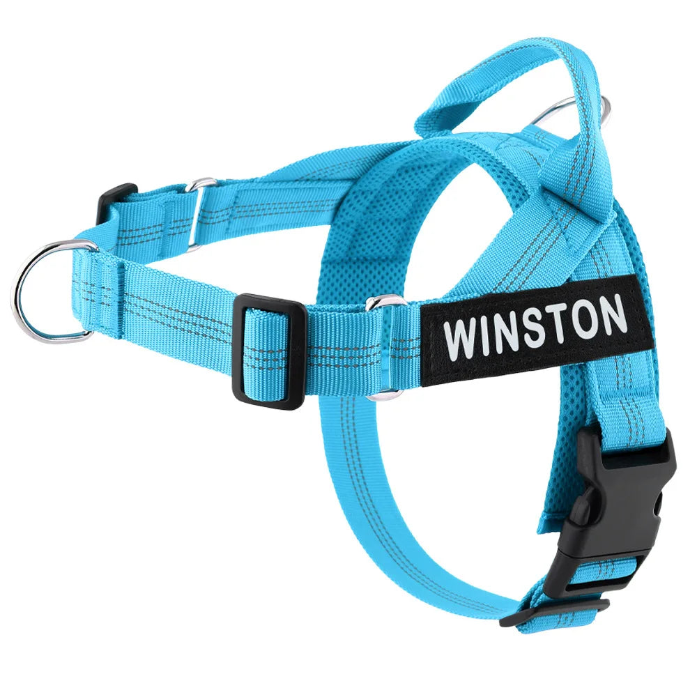 Personalised Reflective Dog Harness