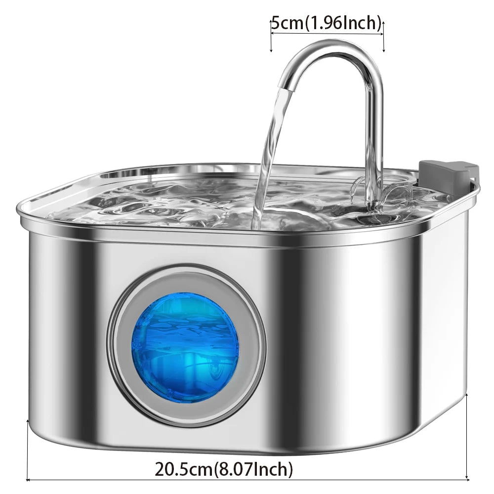 Stainless Steel Automatic Water Fountain