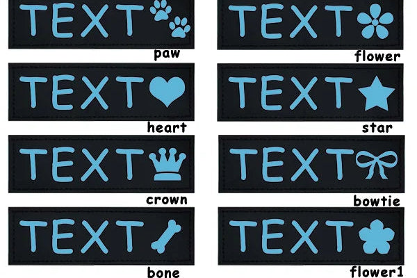 Personalized Harness Patches (Set of 2)