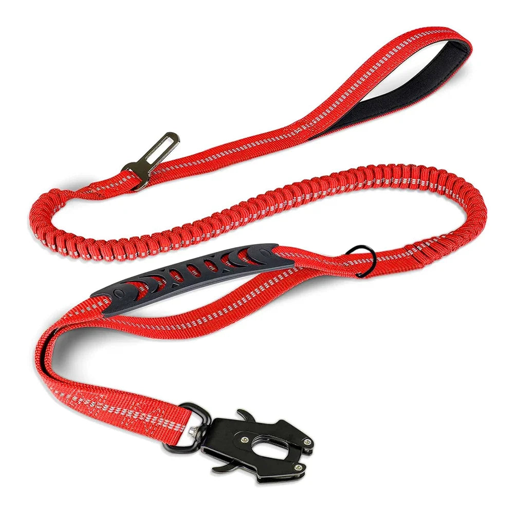 Reflective Shock-Absorbing Dog Lead