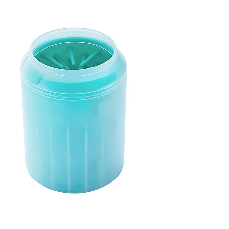 Portable Dog Paw Cleaner Cup with Soft Silicone Brush