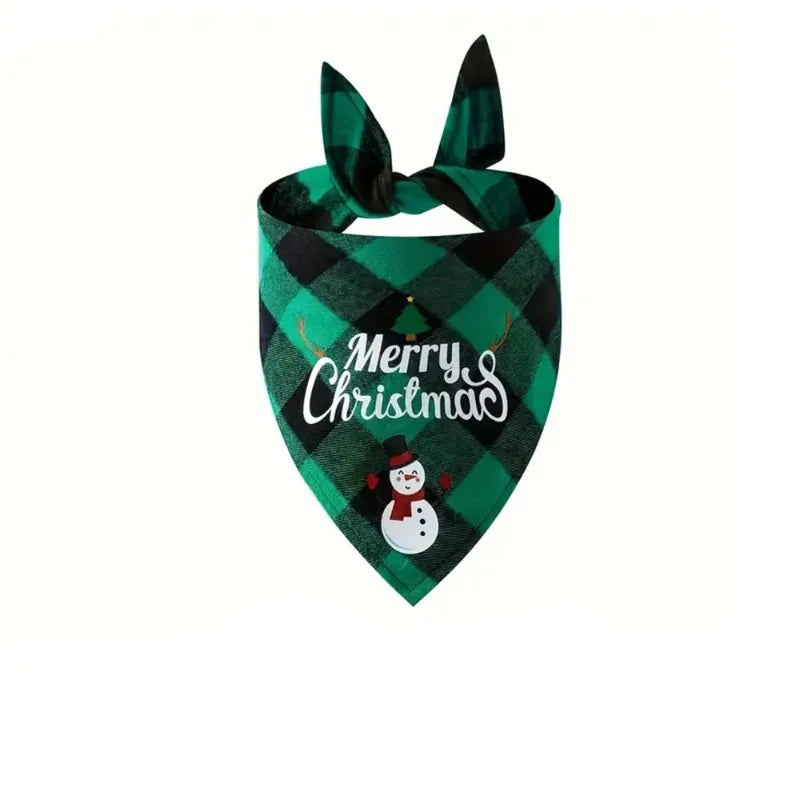 Christmas Pet Triangle Scarf