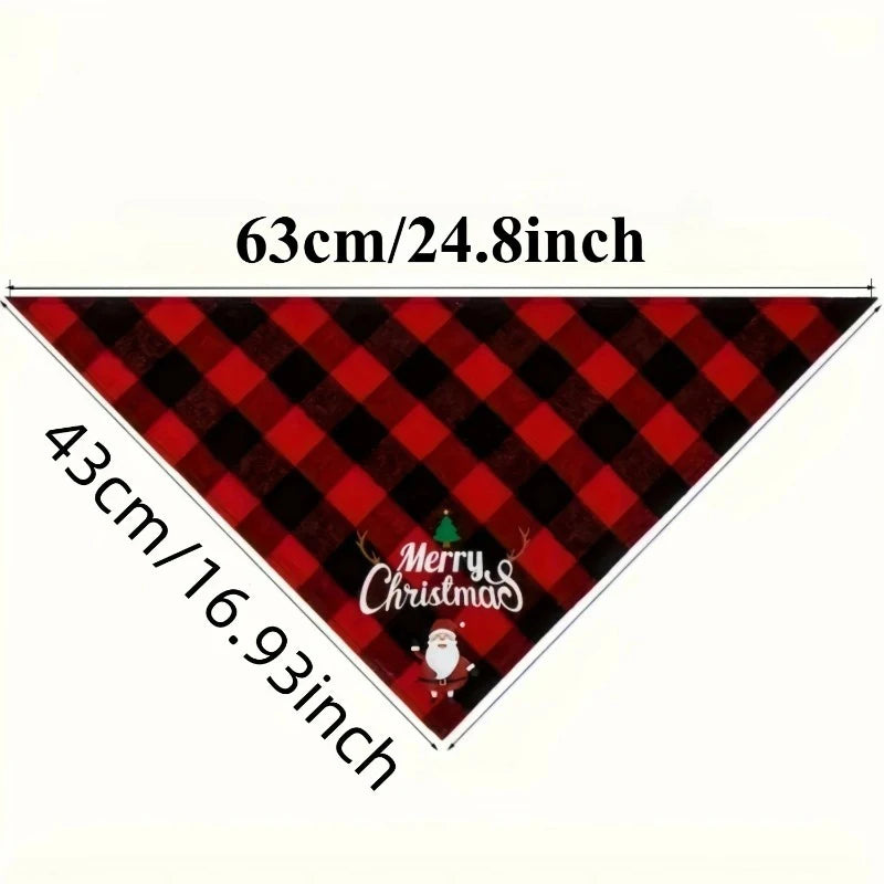 Christmas Pet Triangle Scarf