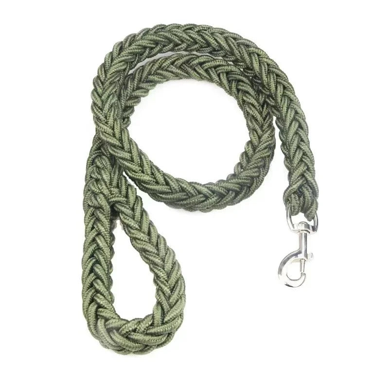 Heavy-Duty Braided Nylon Dog Lead