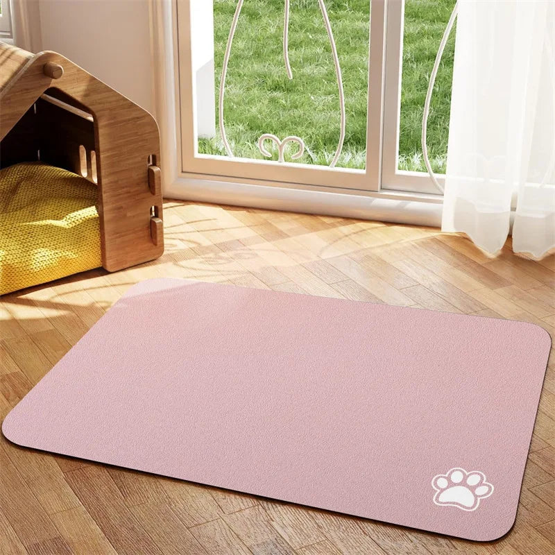 Quick Dry Absorbent Dog Feeding Mat