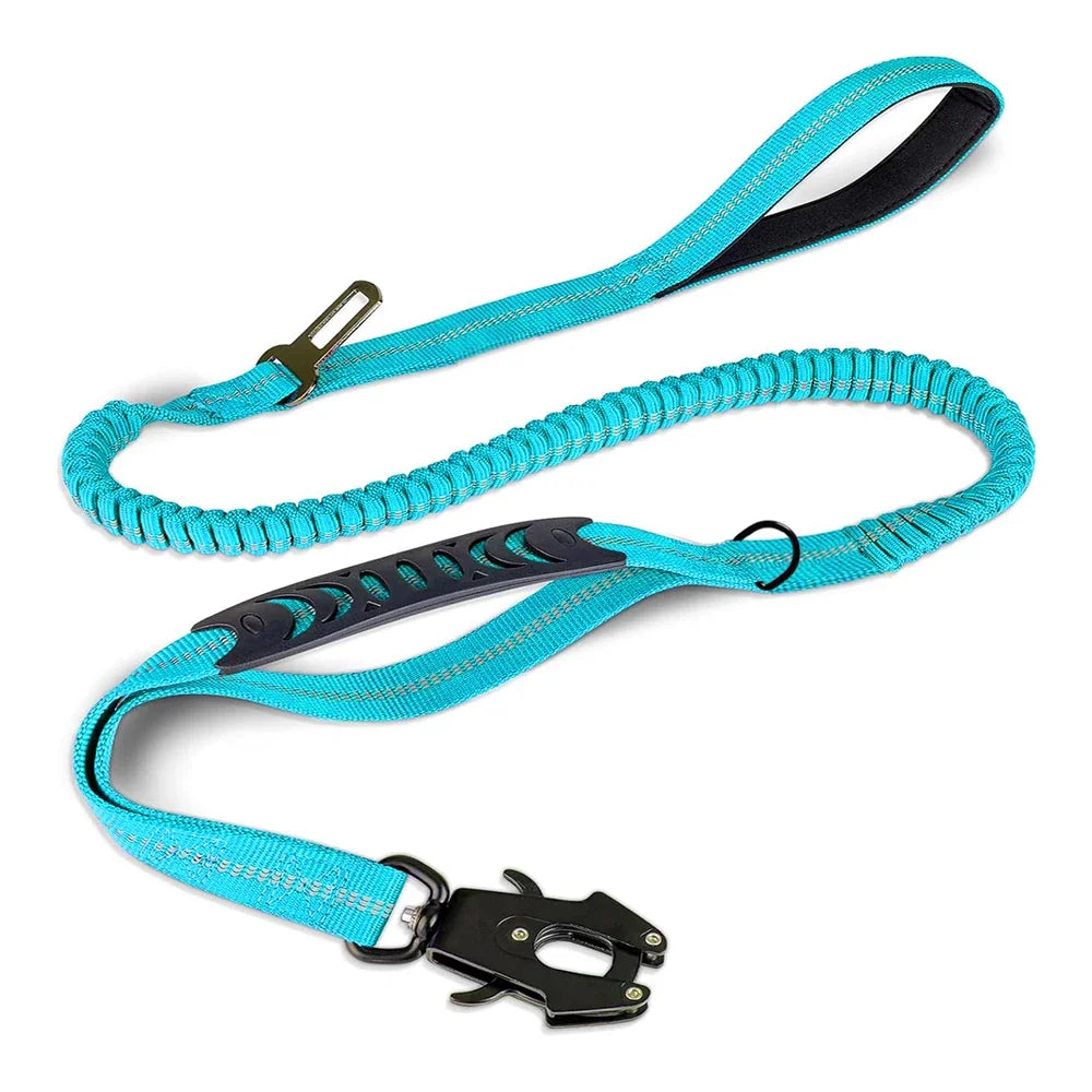 Reflective Shock-Absorbing Dog Lead