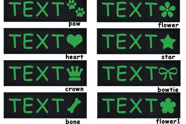 Personalized Harness Patches (Set of 2)