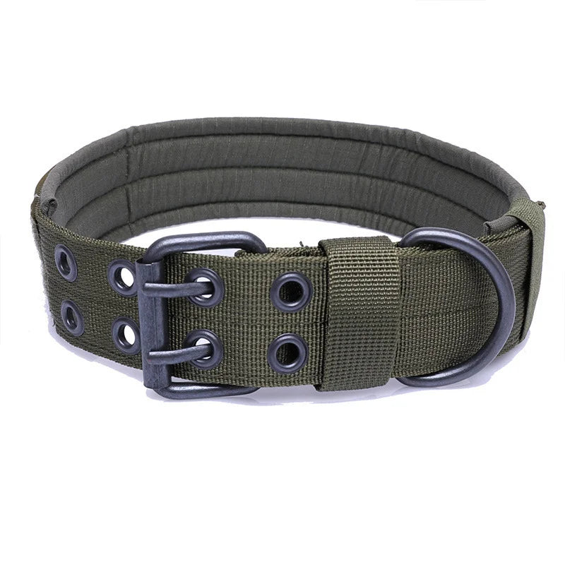 Adjustable Reflective Tactical Dog Collar