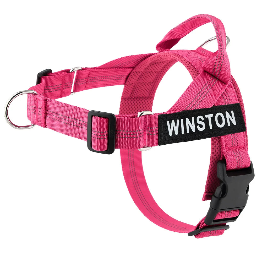 Personalised Reflective Dog Harness