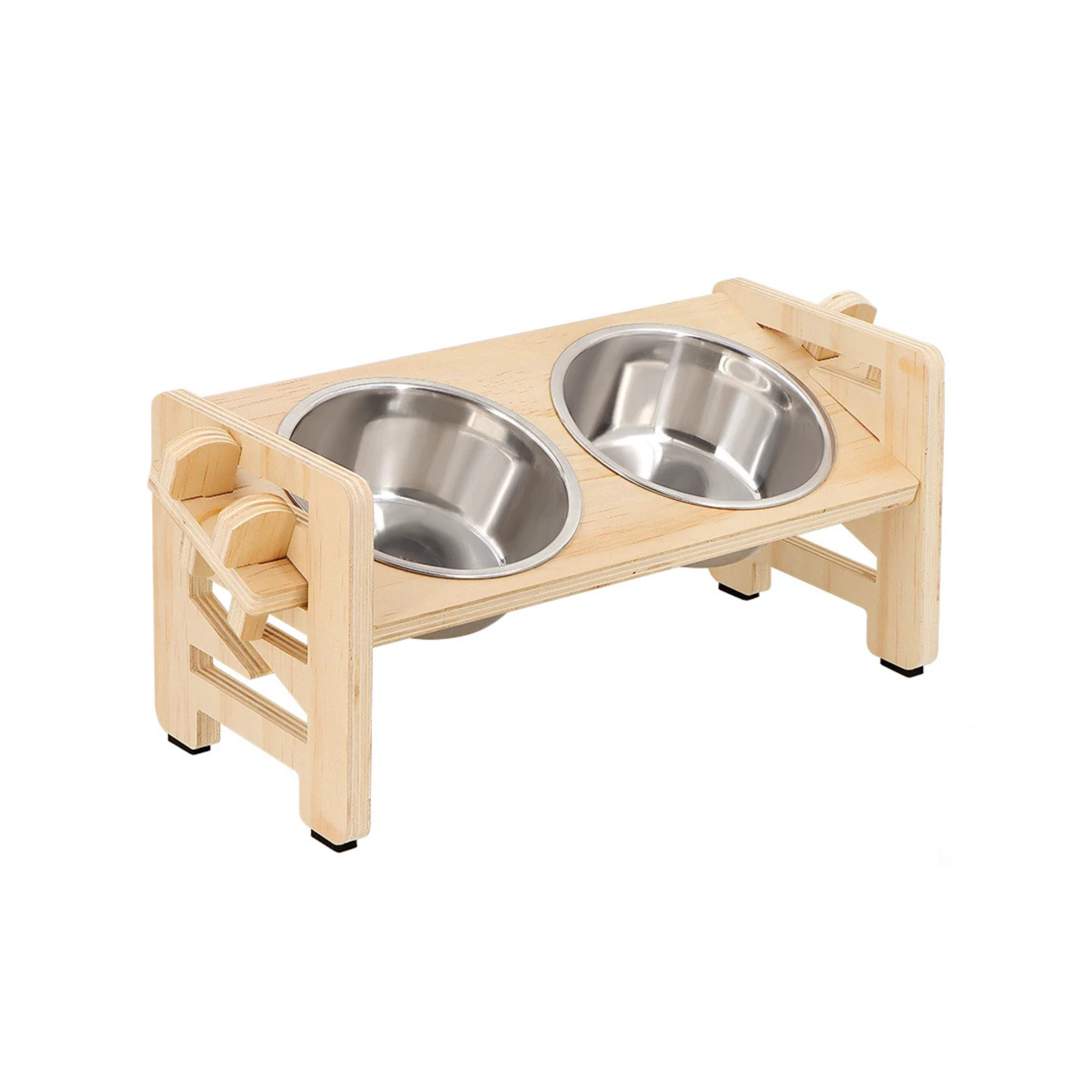 Elevated Small Dog Feeder Stand