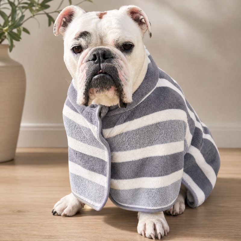 Super Absorbent Quick-Dry Dog Bathrobe