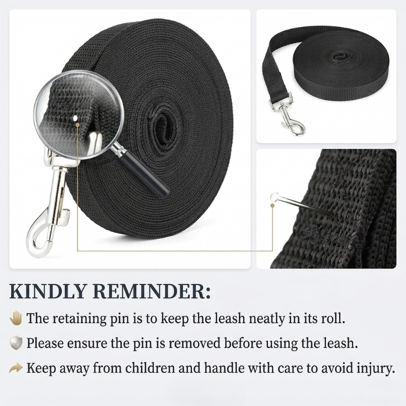 Heavy Duty Long Dog Training Lead