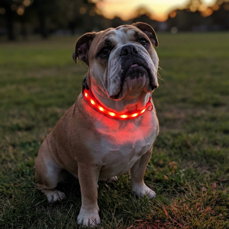 Rechargeable LED Dog Collar