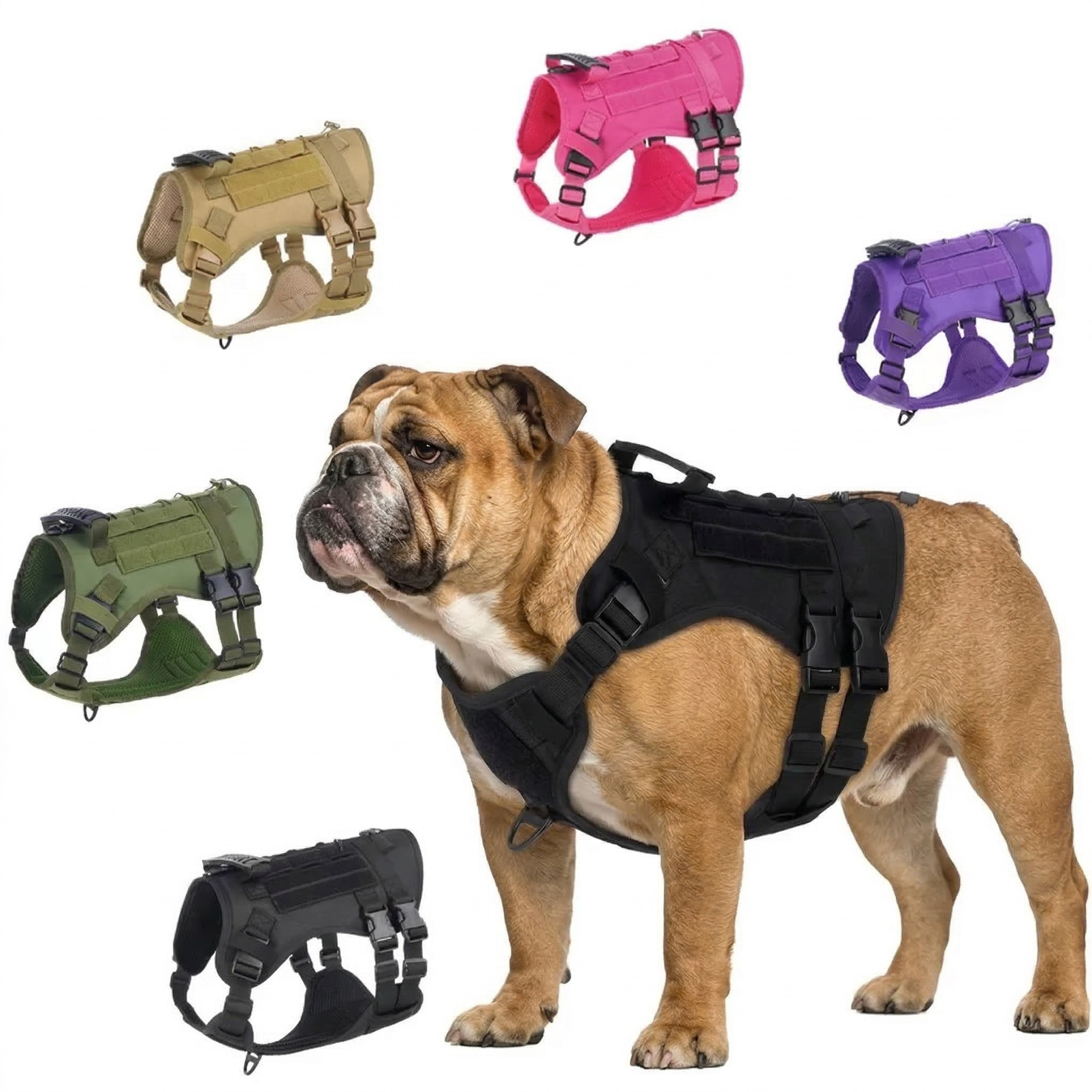 Heavy Duty Tactical No Pull Harness Vest