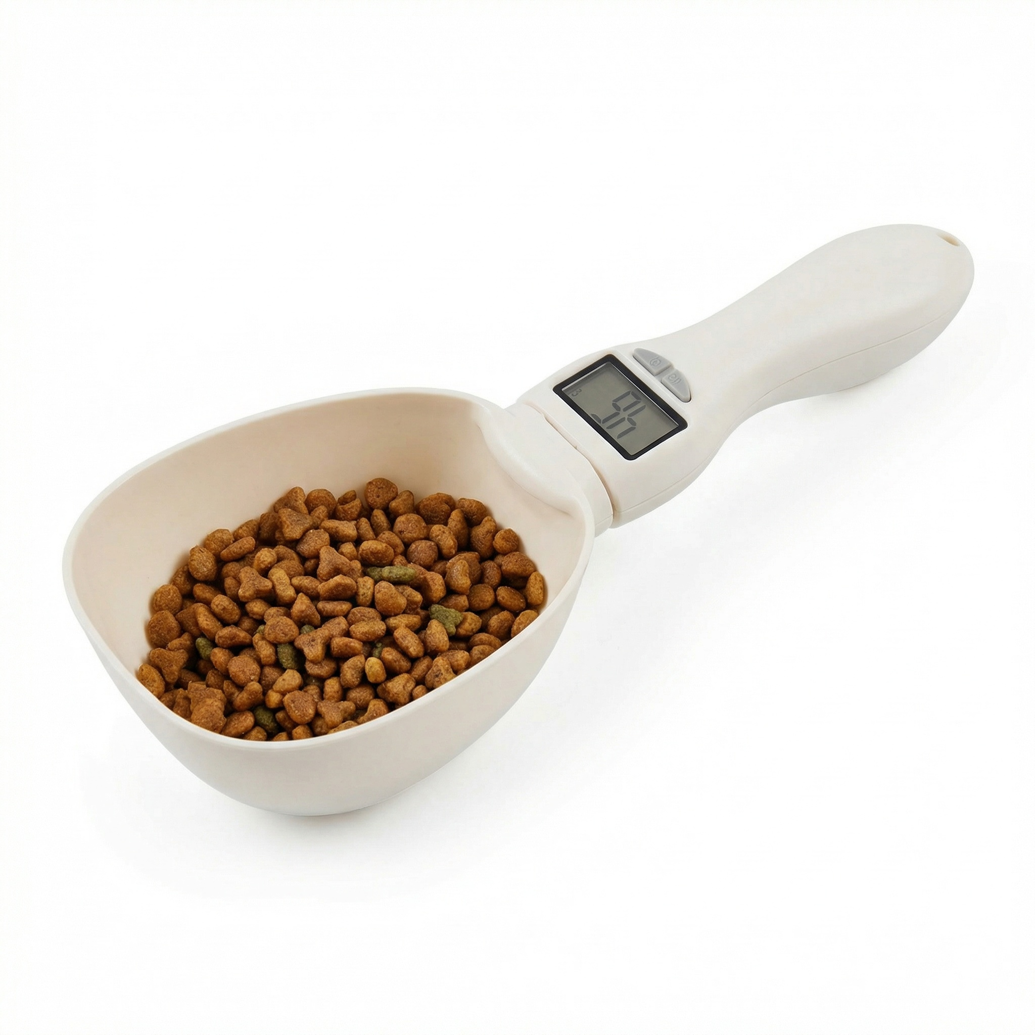 Electronic Pet Food Measuring Scoop with Digital LED Display