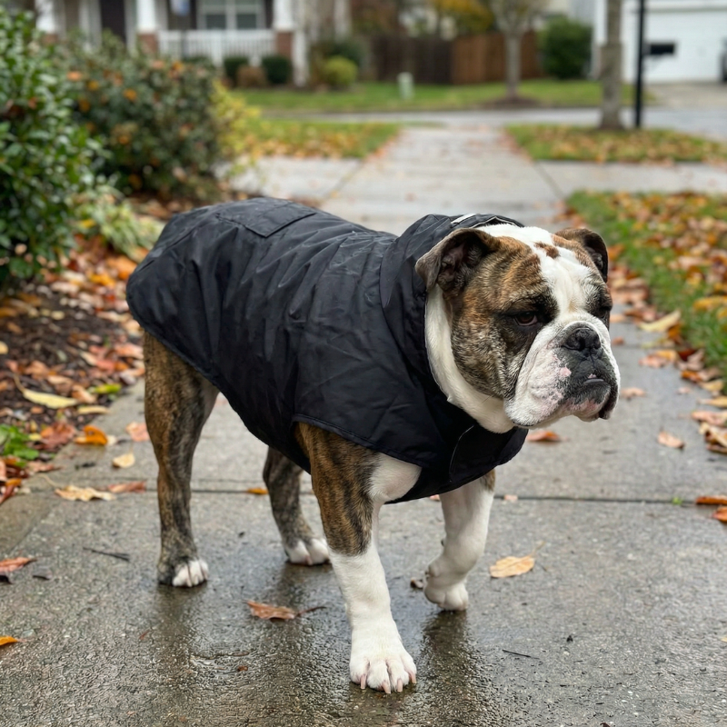 Waterproof Dog Raincoat with Reflective Strip