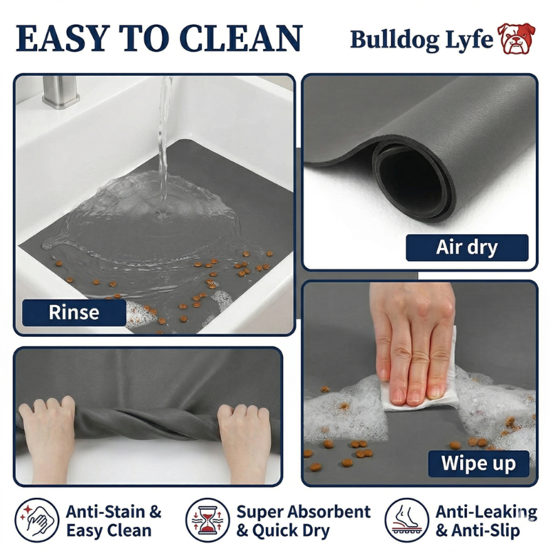 Quick Dry Absorbent Dog Feeding Mat