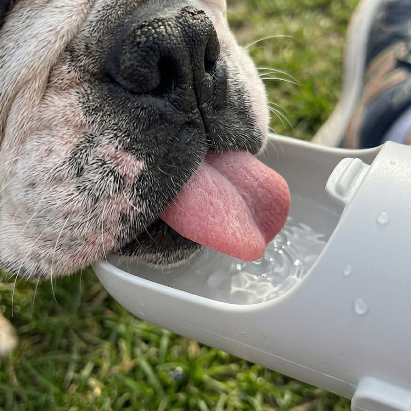 2-in-1 Dog Travel Water Bottle & Bowl