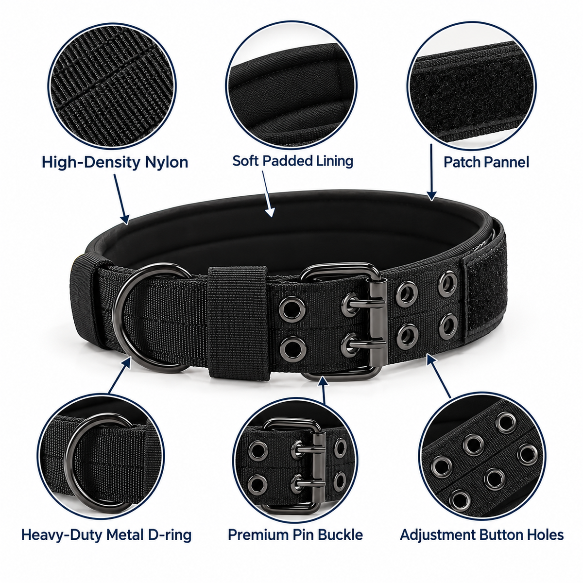 Classic Buckle Dog Collar