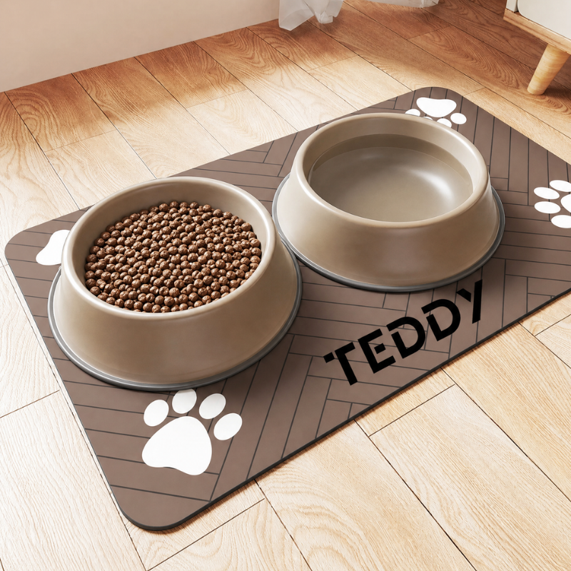 Personalised Dog Feeding Mat