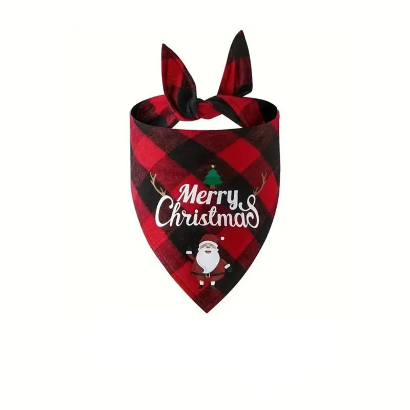 Christmas Pet Triangle Scarf