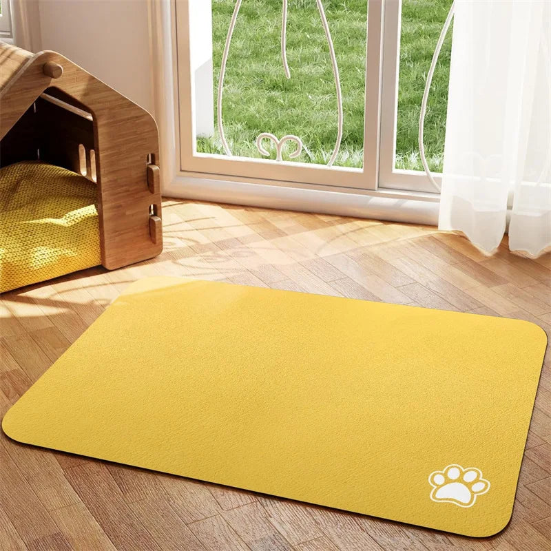 Quick Dry Absorbent Dog Feeding Mat