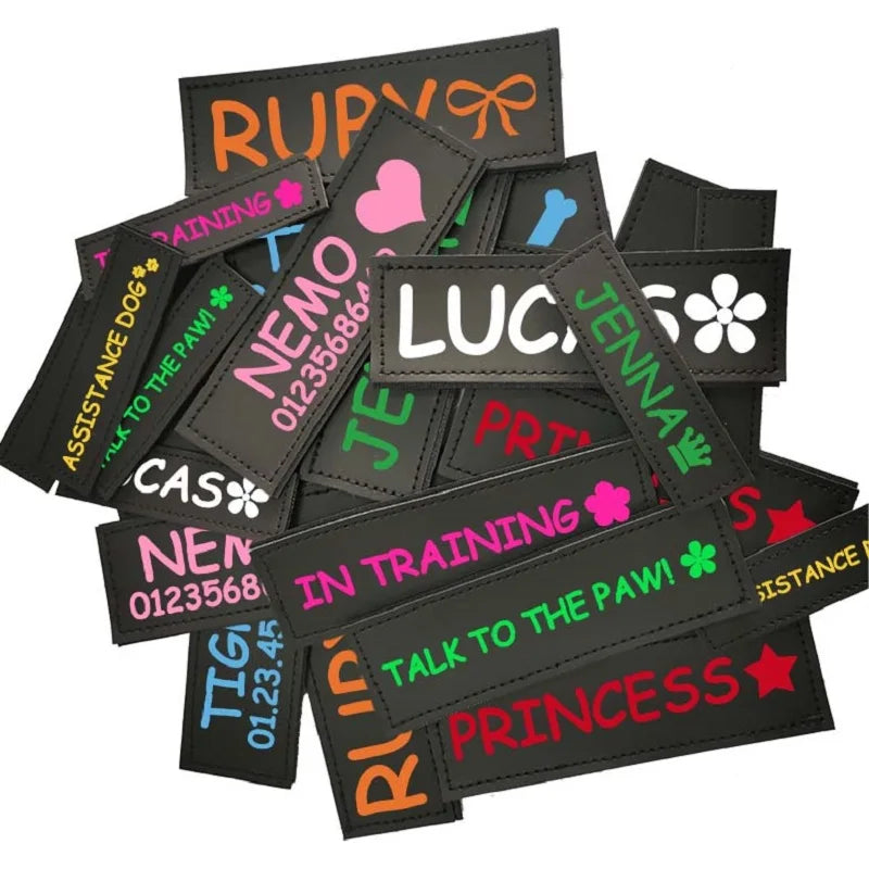 Personalized Harness Patches (Set of 2)