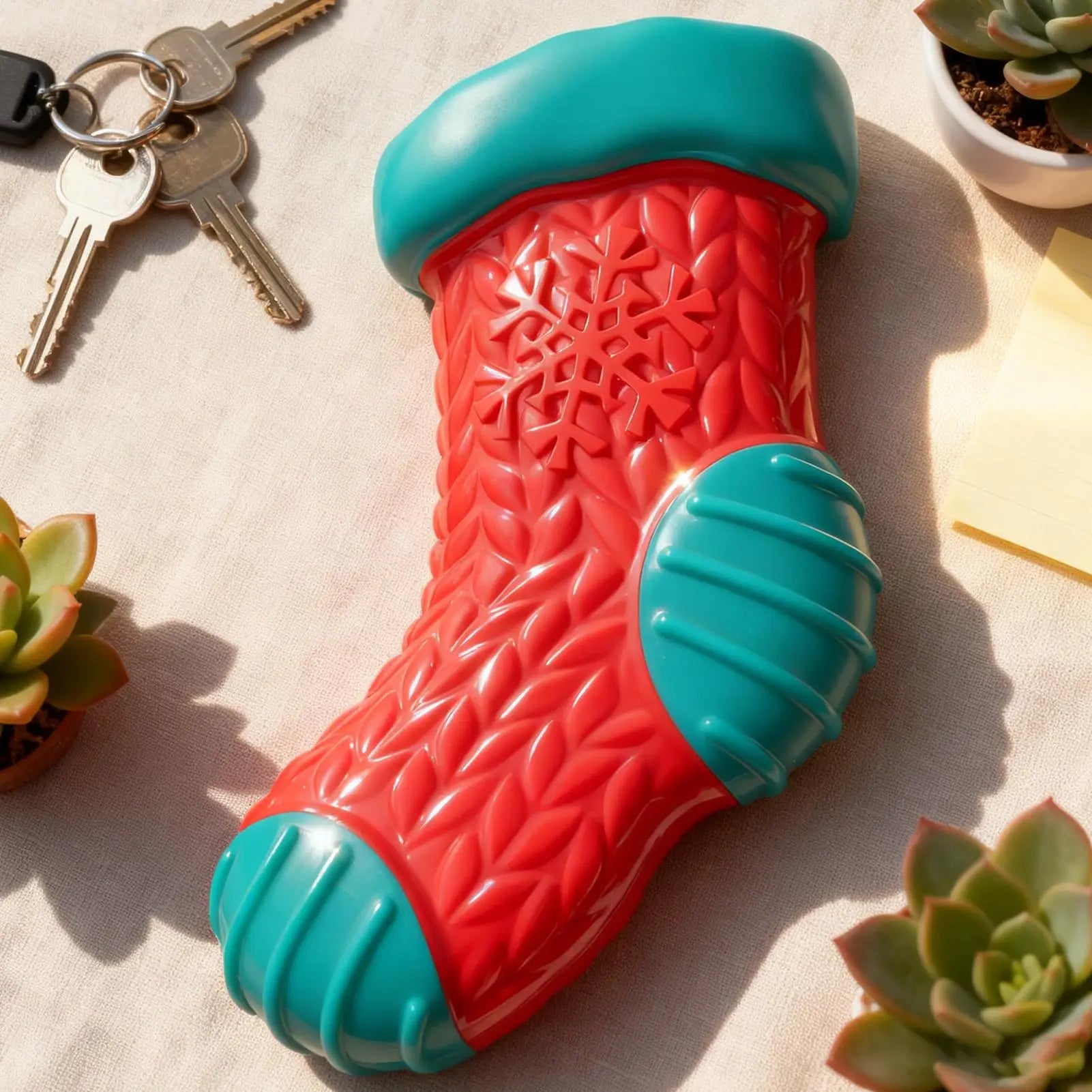 Christmas Sock Dog Chew Toy