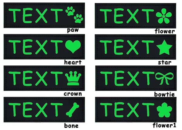 Personalized Harness Patches (Set of 2)