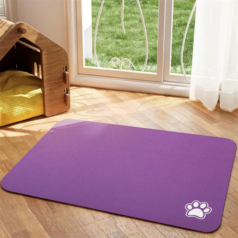 Quick Dry Absorbent Dog Feeding Mat