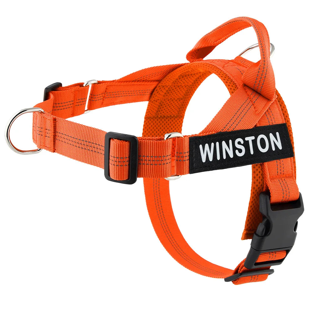 Personalised Reflective Dog Harness