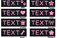 Light Pink Text & Icon