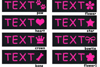 Bright Pink Text & Icon