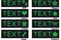 Dark Green Text & Icon