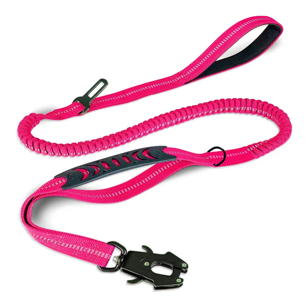 Reflective Shock-Absorbing Dog Lead
