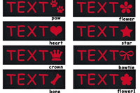 Red Text & Icon