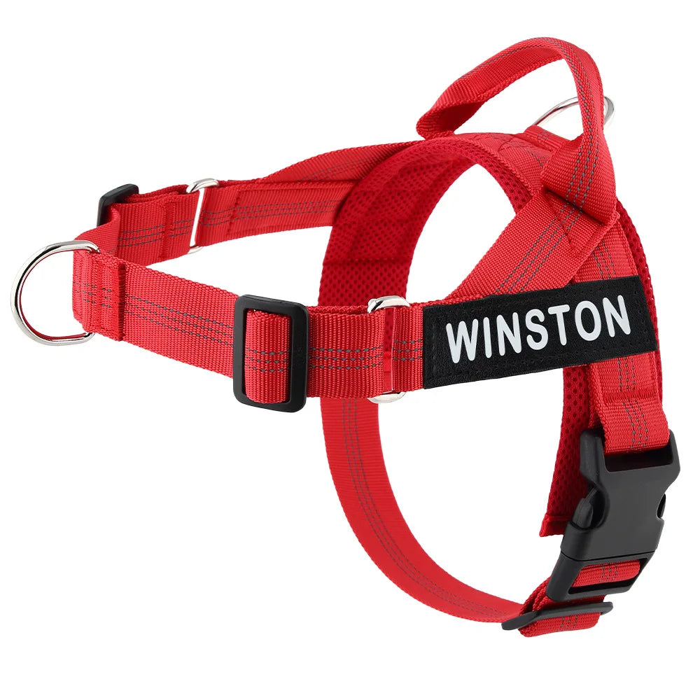 Personalised Reflective Dog Harness