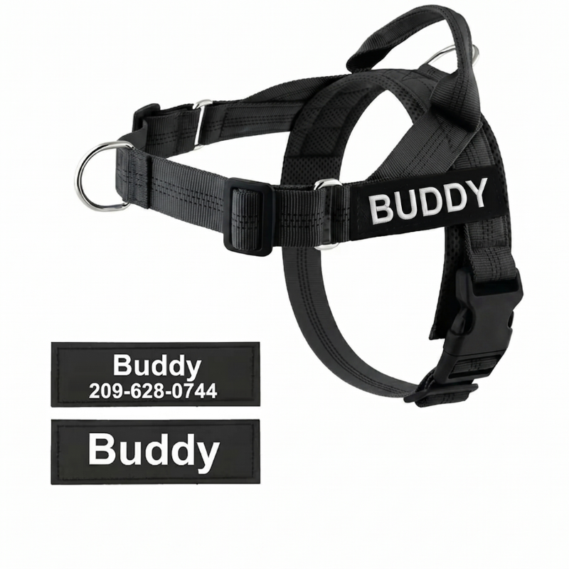 Personalised Reflective Dog Harness