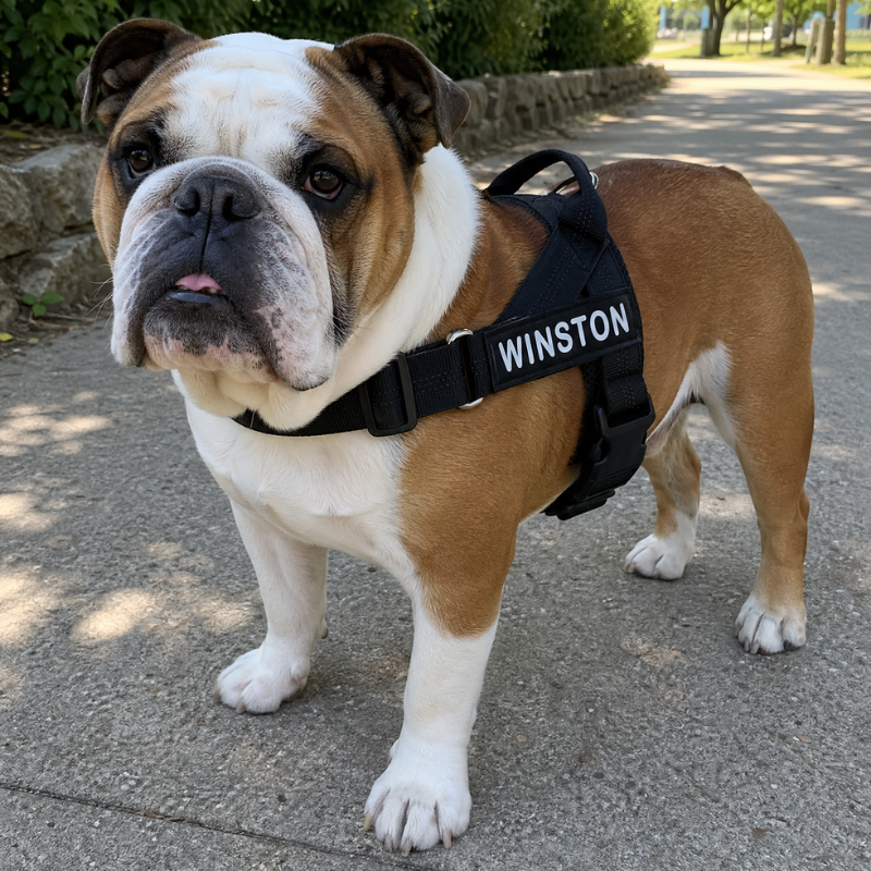 Personalised Reflective Dog Harness