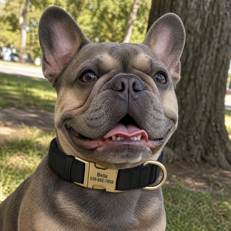 Personalised Nylon Dog Collar with Free Engraving