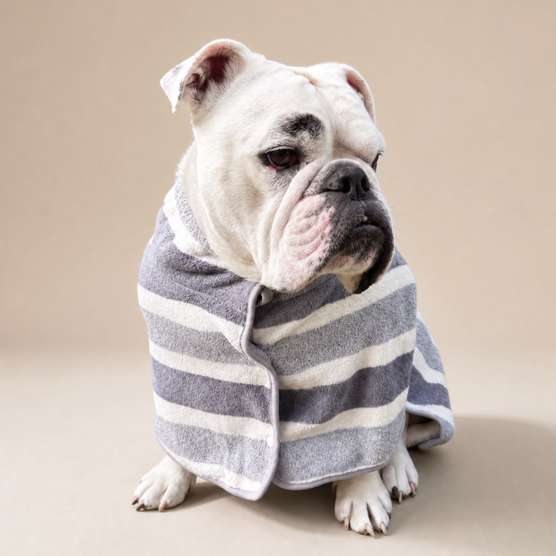 Super Absorbent Quick-Dry Dog Bathrobe