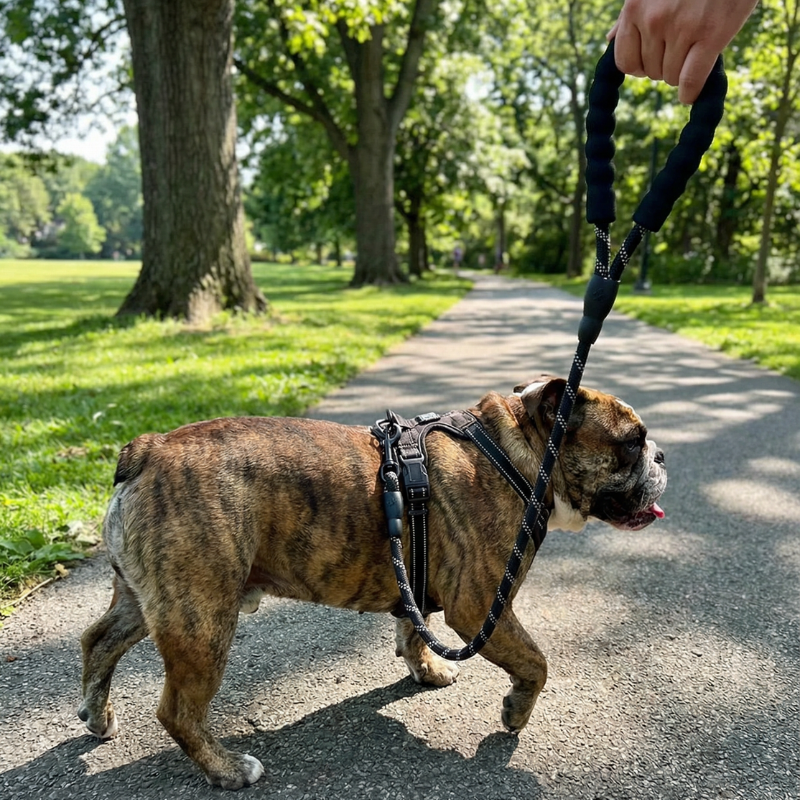 Reflective Braided Dog Lead